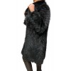 1122A WOMENS BLACK FOX FUR