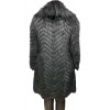 1122A WOMENS BLACK FOX FUR