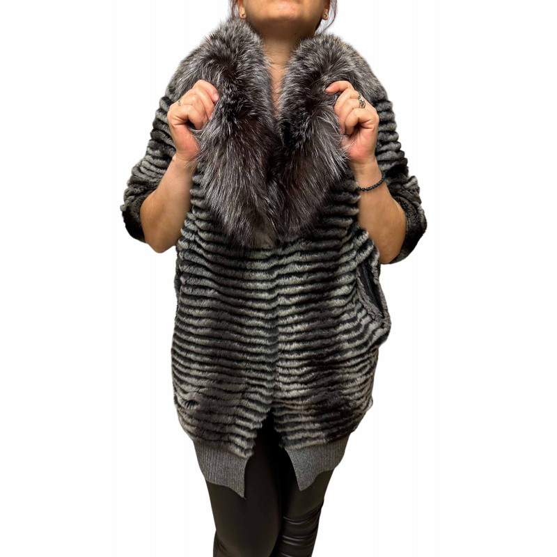 1518A ΓΥΝΑΙΚΕΙΑ ΚΟΝΤΟΜΑΝΙΚΗ ΓΟΥΝΑ REX ΓΚΡΙ