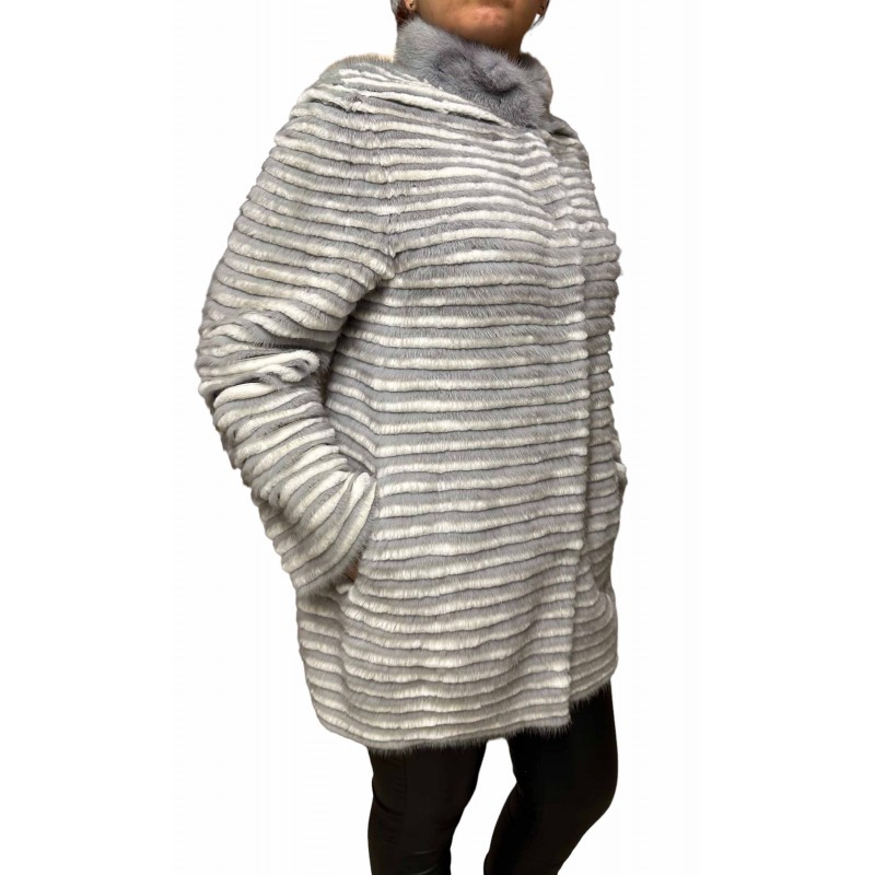 1674A ΓΥΝΑΙΚΕΙΑ ΓΟΥΝΑ MINK-REX ΛΕΥΚΟ-ΓΚΡΙ 1674A ΓΥΝΑΙΚΕΙΑ ΓΟΥΝΑ MINK-REX ΛΕΥΚΟ-ΓΚΡΙ