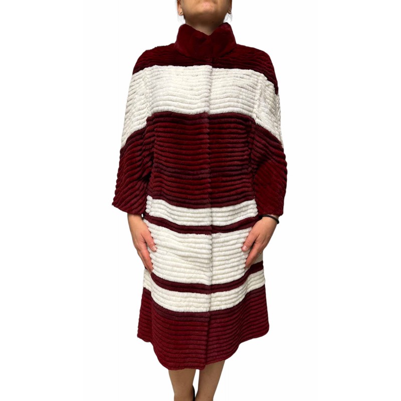 1915A ΓΥΝΑΙΚΕΙΑ ΓΟΥΝΑ REX ΛΕΥΚΟ-ΜΠΟΡΝΤΩ