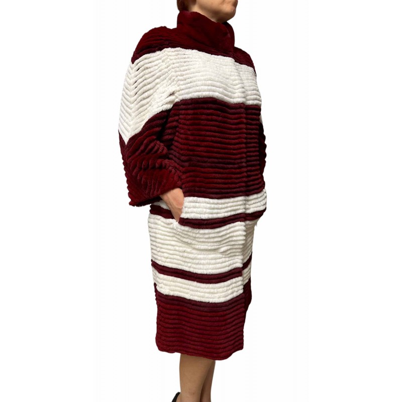 1915A ΓΥΝΑΙΚΕΙΑ ΓΟΥΝΑ REX ΛΕΥΚΟ-ΜΠΟΡΝΤΩ