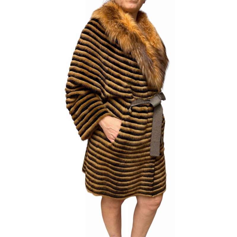 1979C ΓΥΝΑΙΚΕΙΑ ΓΟΥΝΑ MINK-REX ΚΑΦΕ-ΤΑΜΠΑ 1979C ΓΥΝΑΙΚΕΙΑ ΓΟΥΝΑ MINK-REX ΚΑΦΕ-ΤΑΜΠΑ