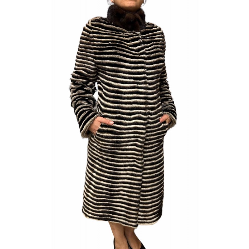 1979 ΓΥΝΑΙΚΕΙΑ ΓΟΥΝΑ ΔΙΠΛΗΣ ΟΨΗΣ MINK-REX ΜΠΕΖ-ΚΑΦΕ 1979 ΓΥΝΑΙΚΕΙΑ ΓΟΥΝΑ ΔΙΠΛΗΣ ΟΨΗΣ MINK-REX ΜΠΕΖ-ΚΑΦΕ