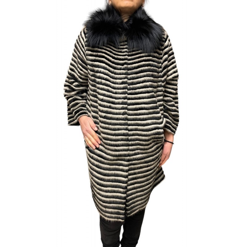 1981 ΓΥΝΑΙΚΕΙΑ ΓΟΥΝΑ REX-MINK ΜΑΥΡΟ