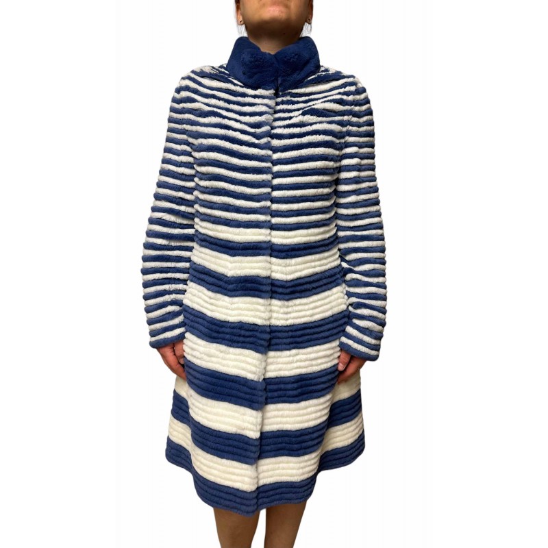 2079A ΓΥΝΑΙΚΕΙΑ ΓΟΥΝΑ REX ΛΕΥΚΟ-ΜΠΛΕ