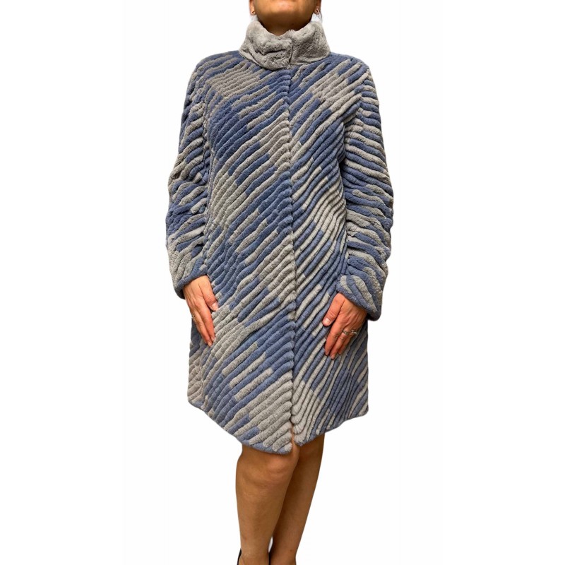 2104A ΓΥΝΑΙΚΕΙΑ ΓΟΥΝΑ REX ΓΚΡΙ-ΜΠΛΕ