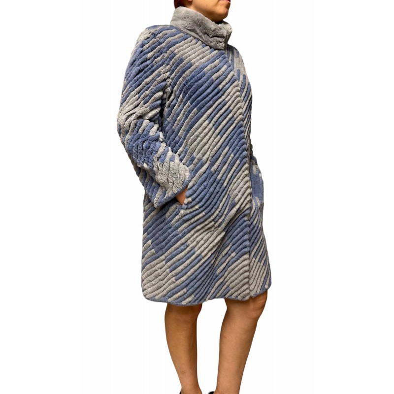 2104A ΓΥΝΑΙΚΕΙΑ ΓΟΥΝΑ REX ΓΚΡΙ-ΜΠΛΕ