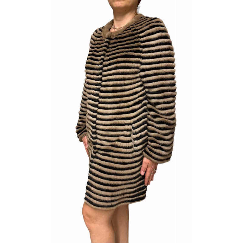 2133A ΓΥΝΑΙΚΕΙΑ ΓΟΥΝΑ MINK-REX ΜΠΕΖ-ΜΑΥΡΟ 2133A ΓΥΝΑΙΚΕΙΑ ΓΟΥΝΑ MINK-REX ΜΠΕΖ-ΜΑΥΡΟ