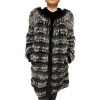 2136A WOMENS REX-FOX FUR BLACK