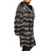 2136A WOMENS REX-FOX FUR BLACK