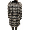 2136A WOMENS REX-FOX FUR BLACK