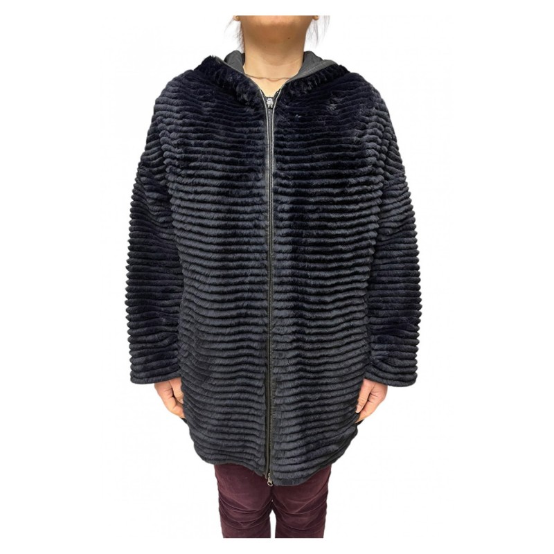 2168K ΓΥΝΑΙΚΕΙΑ ΣΚΟΥΡΟ ΜΠΛΕ ΓΟΥΝΑ REX