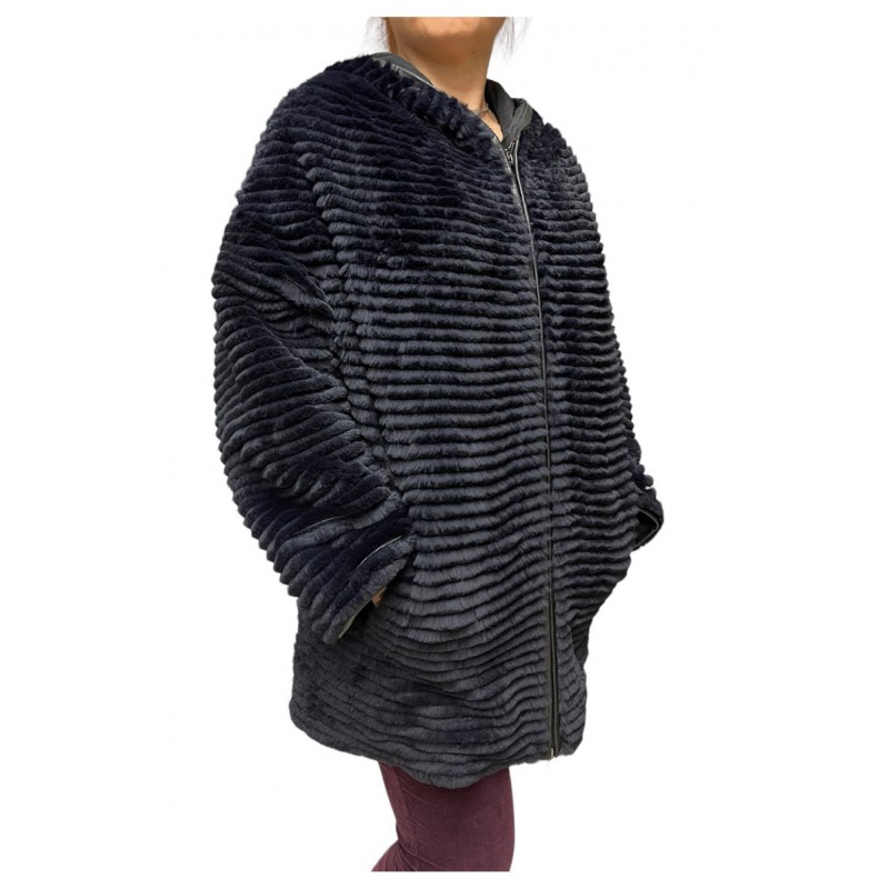 2168K ΓΥΝΑΙΚΕΙΑ ΣΚΟΥΡΟ ΜΠΛΕ ΓΟΥΝΑ REX