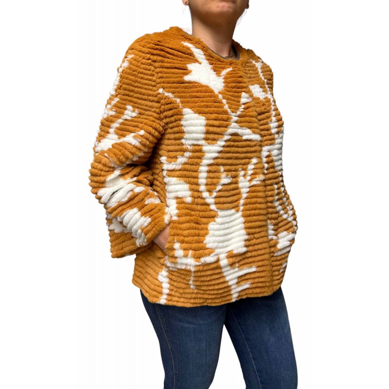 2406B ΓΥΝΑΙΚΕΙΑ ΚΟΝΤΗ ΓΟΥΝΑ REX ΠΟΡΤΟΚΑΛΙ-ΛΕΥΚΟ 2406B ΓΥΝΑΙΚΕΙΑ ΚΟΝΤΗ ΓΟΥΝΑ REX ΠΟΡΤΟΚΑΛΙ-ΛΕΥΚΟ