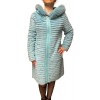 AQUARIUM WOMEN REX-MINK FUR LT BLUE