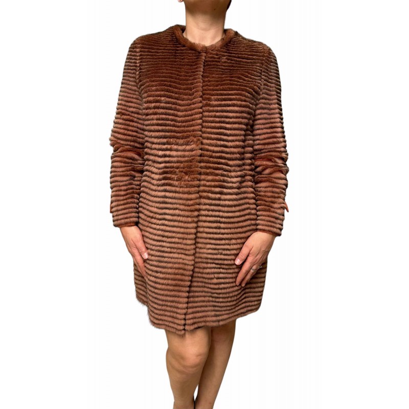 AVANA ΓΥΝΑΙΚΕΙΑ ΓΟΥΝΑ MINK ΚΑΡΑΜΕΛ