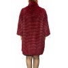 DENYSSE WOMENS REX FUR BORDEAUX