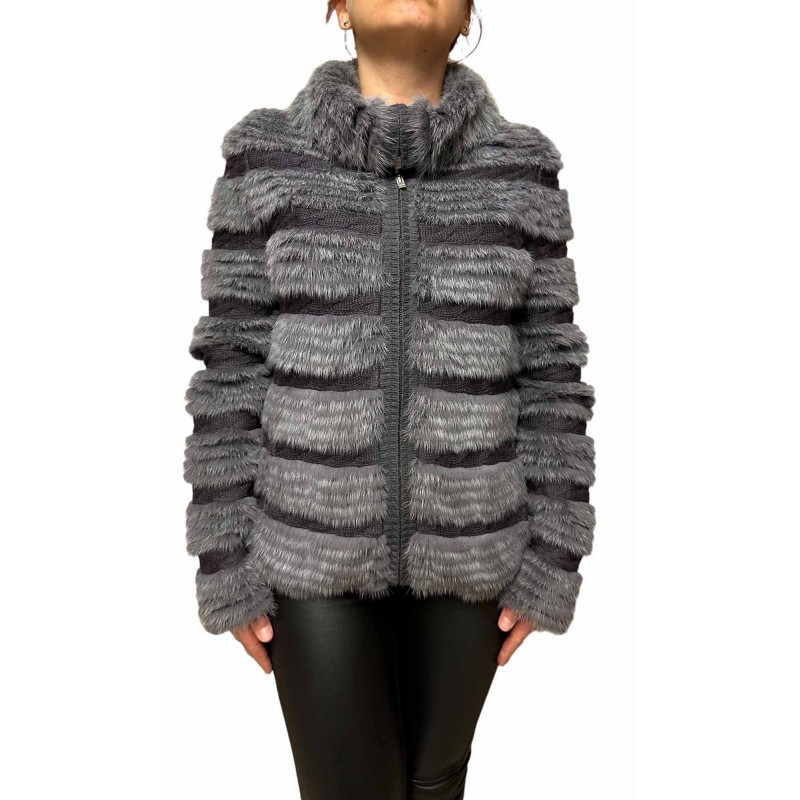 DUBLIN ΓΥΝΑΙΚΕΙΑ ΓΟΥΝΑ MINK ΓΚΡΙ