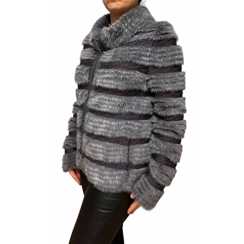 DUBLIN ΓΥΝΑΙΚΕΙΑ ΓΟΥΝΑ MINK ΓΚΡΙ DUBLIN ΓΥΝΑΙΚΕΙΑ ΓΟΥΝΑ MINK ΓΚΡΙ