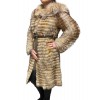 FAIKA WOMEN BEIGE FOX FUR