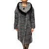 GALEA WOMENS DOUBLE-SIDED MINK-REX FUR GREY-BLACK