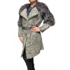 GEMMA LAMB-FOX FUR GREY WOMEN