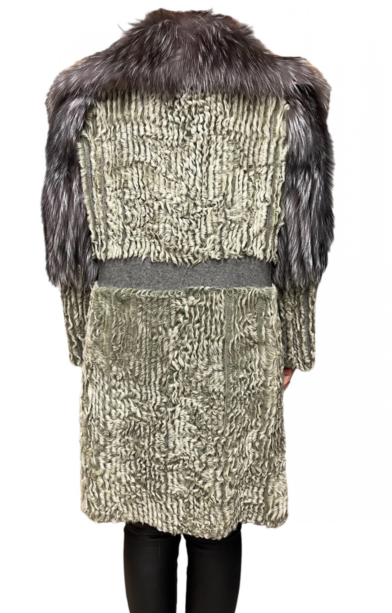 GEMMA LAMB-FOX FUR GREY WOMEN