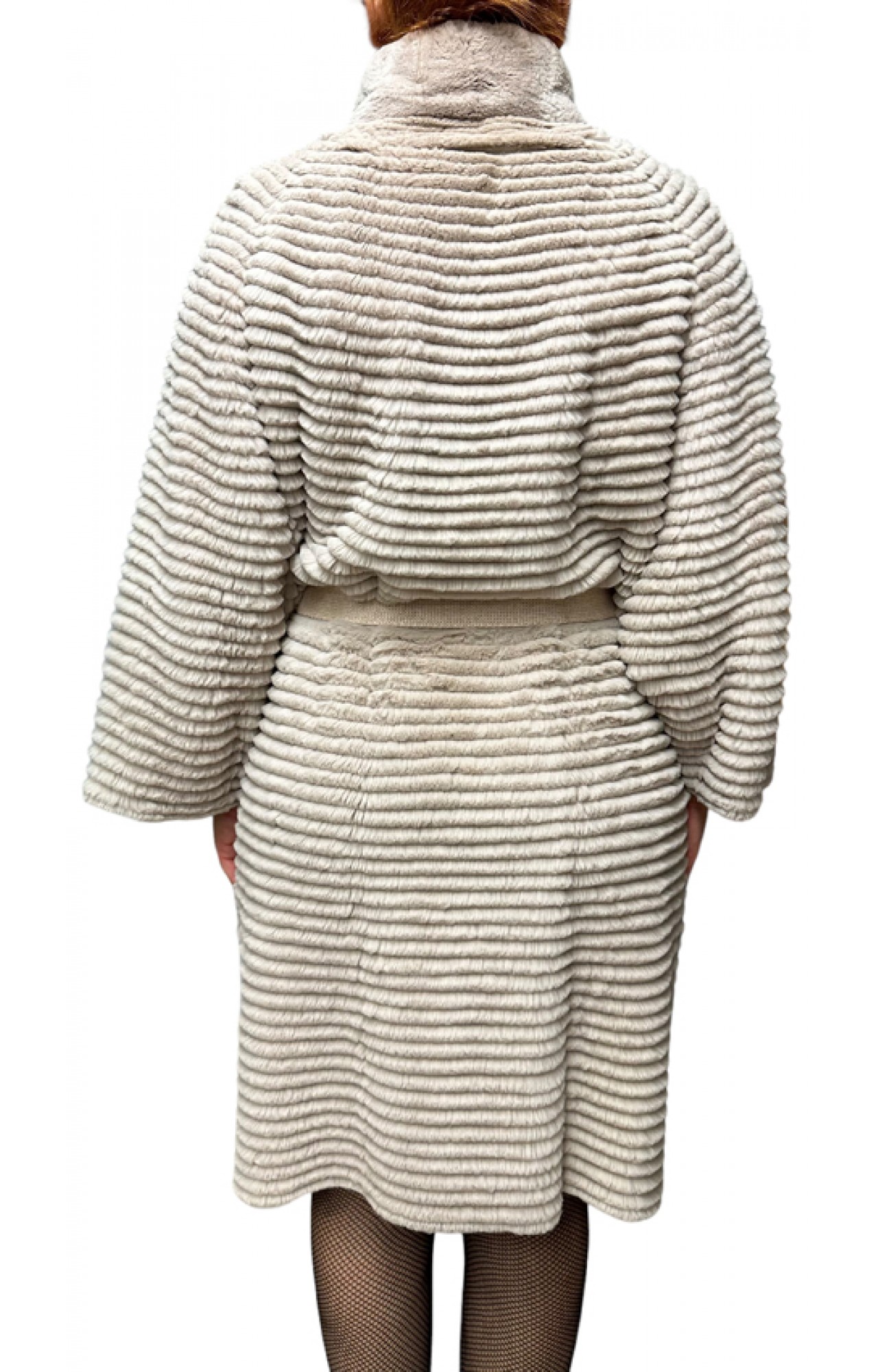JENA BEIGE REX FUR WOMEN
