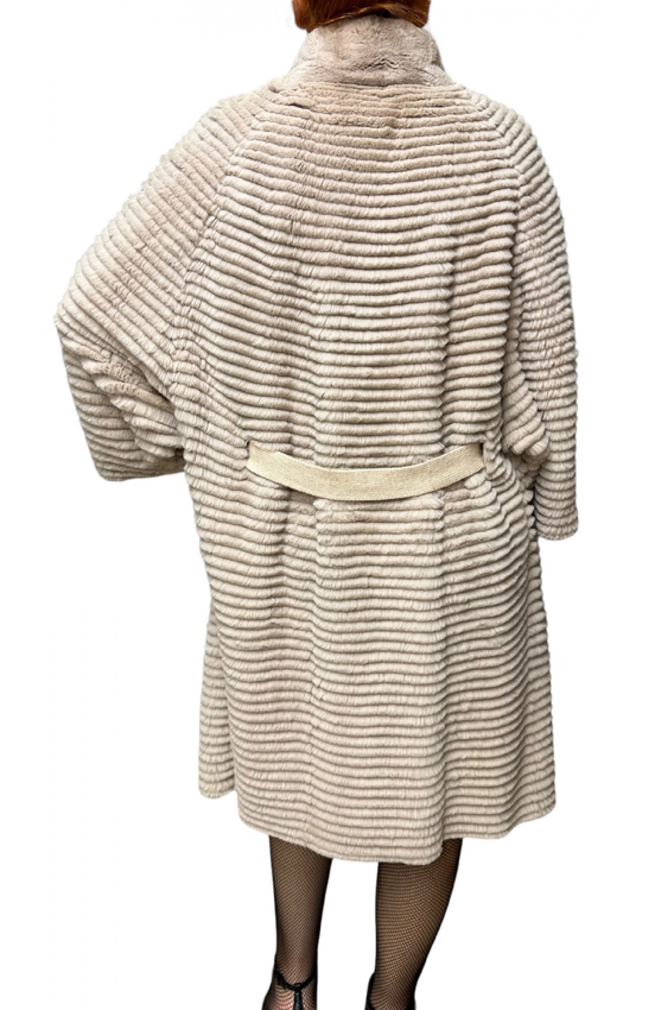 JENA BEIGE REX FUR WOMEN