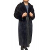 KATE WOMENS REX FUR DOUBLE SIDE BLACK