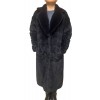 KATE WOMENS REX FUR DOUBLE SIDE BLACK