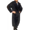 KATE WOMENS REX FUR DOUBLE SIDE BLACK