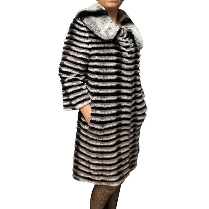 KORINA ΓΥΝΑΙΚΕΙΑ ΓΟΥΝΑ REX ΜΑΥΡΟ-ΓΚΡΙ