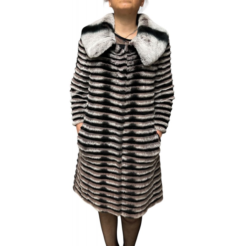 KORINA ΓΥΝΑΙΚΕΙΑ ΓΟΥΝΑ REX ΜΑΥΡΟ-ΓΚΡΙ