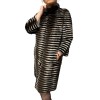 LAVENDER WOMENS MINK-REX FUR BLACK-BROWN