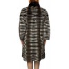 LAVENDER WOMENS MINK-REX FUR BLACK-BROWN