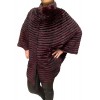 LEXIE WOMENS REX-MINK BORDEAUX FUR