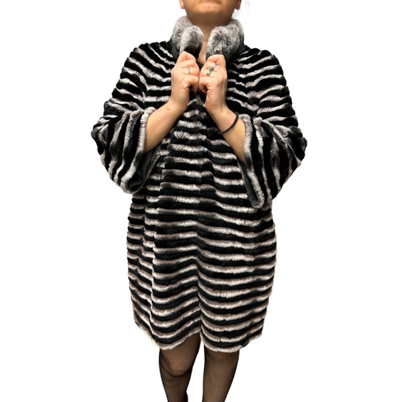 LORETTE ΓΥΝΑΙΚΕΙΑ ΓΟΥΝΑ REX ΜΑΥΡΟ-ΓΚΡΙ