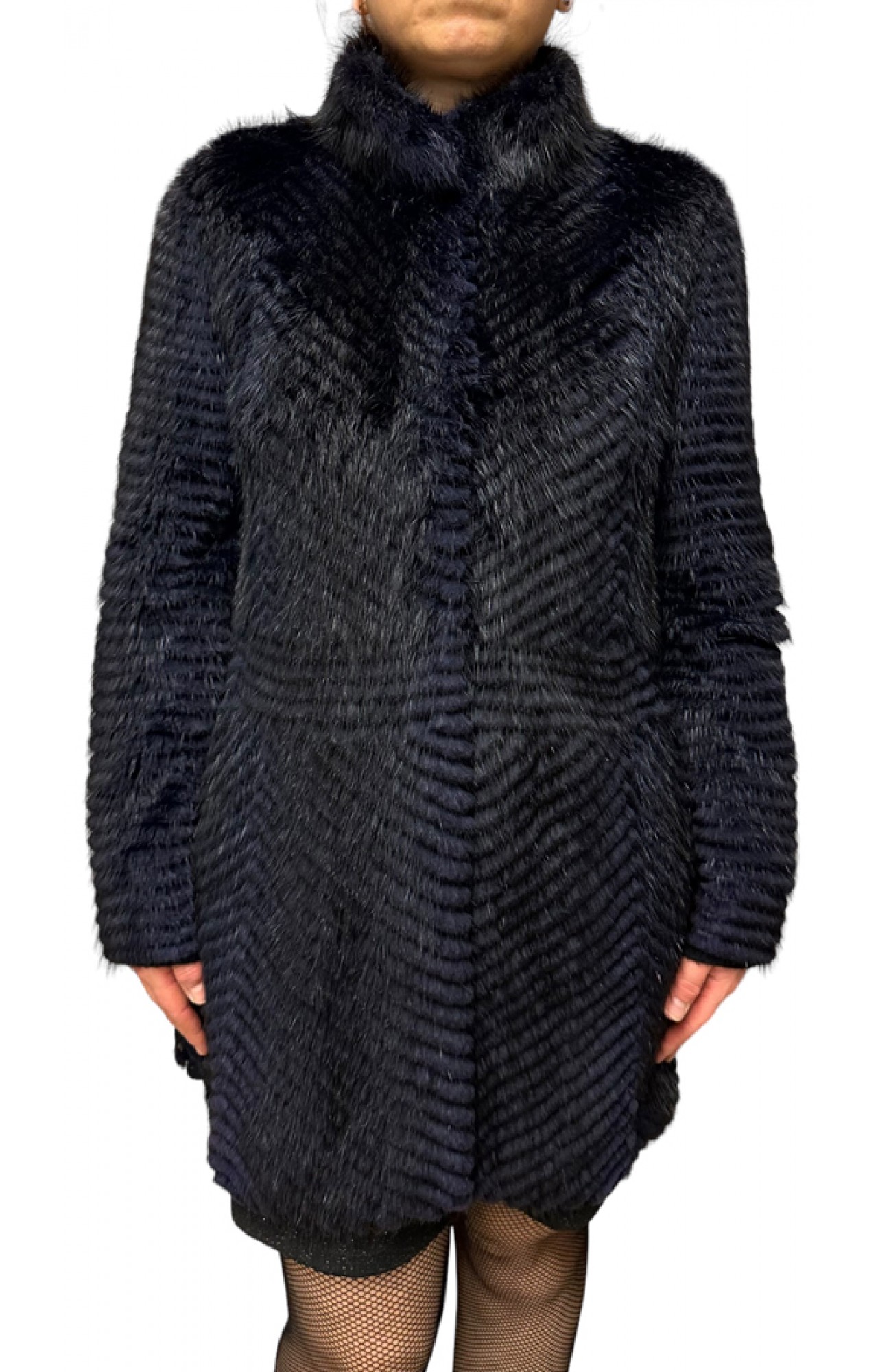LORY WOMENS BLUE MINK FUR