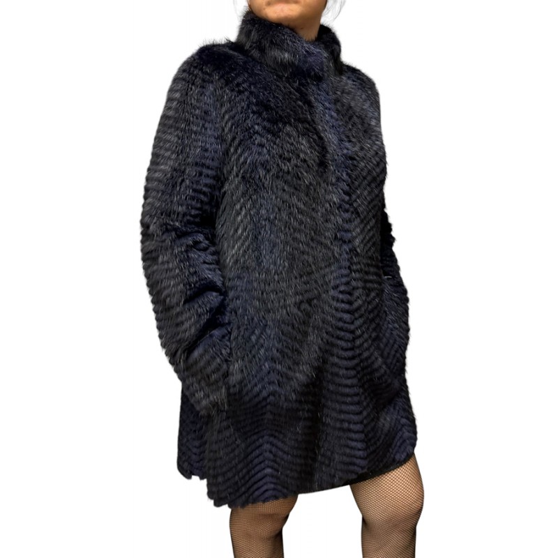 LORY WOMENS BLUE MINK FUR