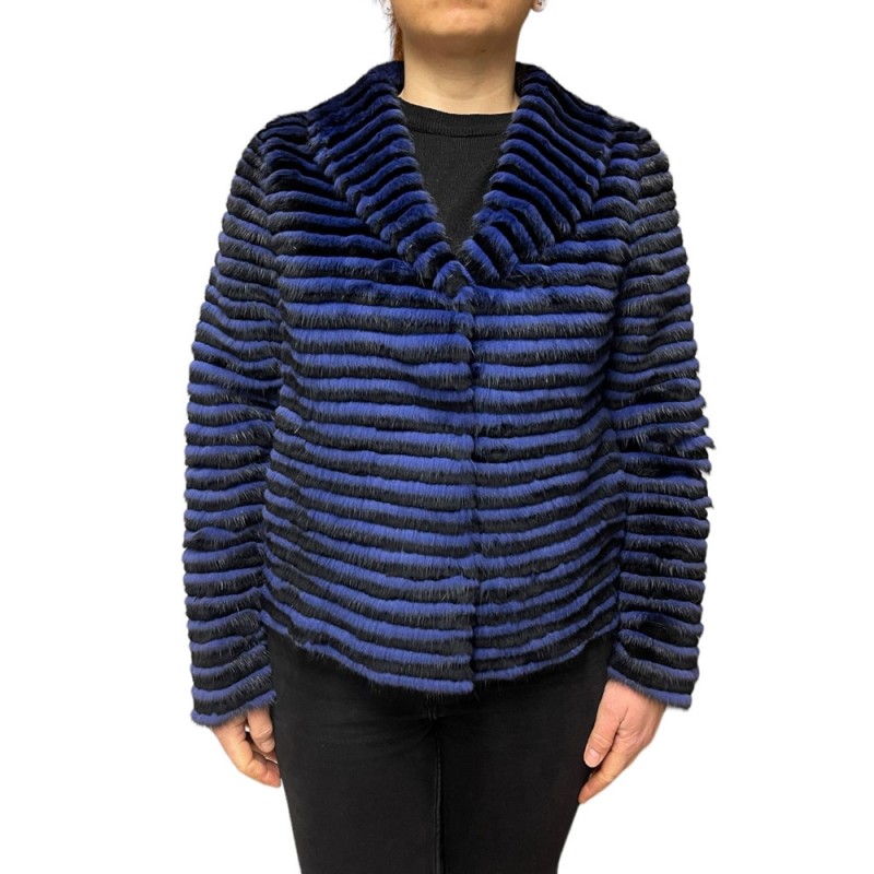 MAFI ΓΥΝΑΙΚΕΙΑ ΚΟΝΤΗ ΓΟΥΝΑ REX-MINK ΜΩΒ