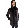 1220C BROWN WOMENS MINK FUR