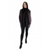 1220C BROWN WOMENS MINK FUR