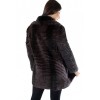 1220C BROWN WOMENS MINK FUR