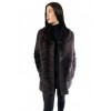 1220C BROWN WOMENS MINK FUR
