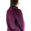 MILOS WOMENS JACKET NATURAL FUR MINK PURLE