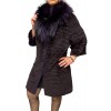 MIKA WOMENS PURPLE REX FUR