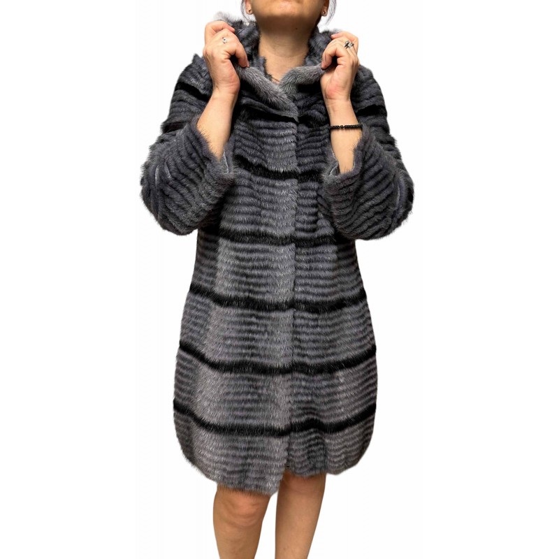 MIRKA ΓΥΝΑΙΚΕΙΑ ΓΟΥΝΑ MINK ΓΚΡΙ MIRKA ΓΥΝΑΙΚΕΙΑ ΓΟΥΝΑ MINK ΓΚΡΙ