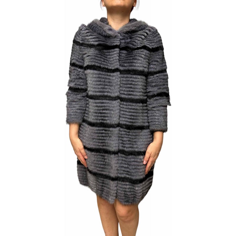 MIRKA ΓΥΝΑΙΚΕΙΑ ΓΟΥΝΑ MINK ΓΚΡΙ